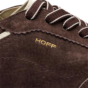 HOFF WOMENS LACE TRAINERS - CHOCOLATE